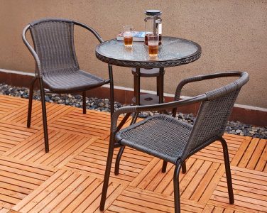 倍麗思尼斯編藤小圓桌套裝