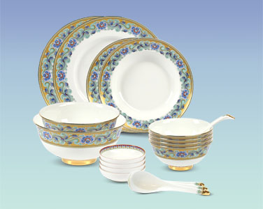 【集賢瓷】4人餐具